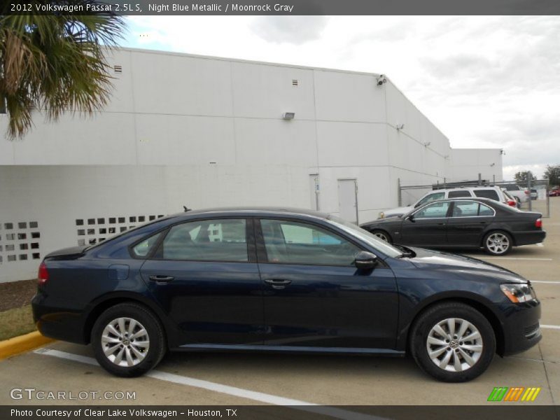 Night Blue Metallic / Moonrock Gray 2012 Volkswagen Passat 2.5L S
