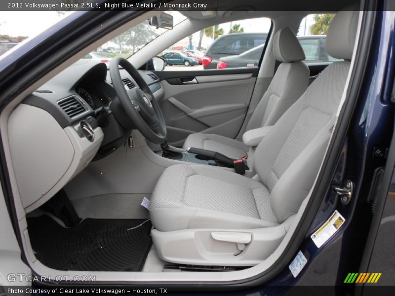 Night Blue Metallic / Moonrock Gray 2012 Volkswagen Passat 2.5L S