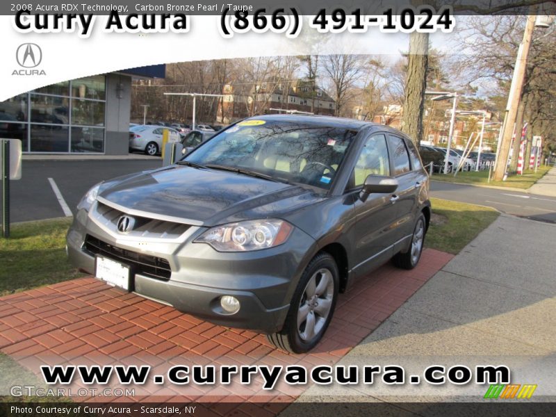 Carbon Bronze Pearl / Taupe 2008 Acura RDX Technology