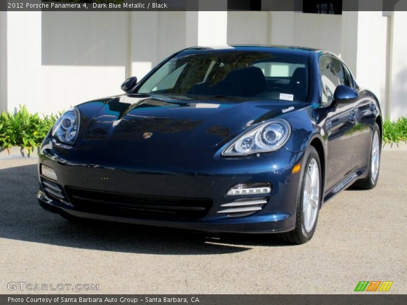 Dark Blue Metallic / Black 2012 Porsche Panamera 4