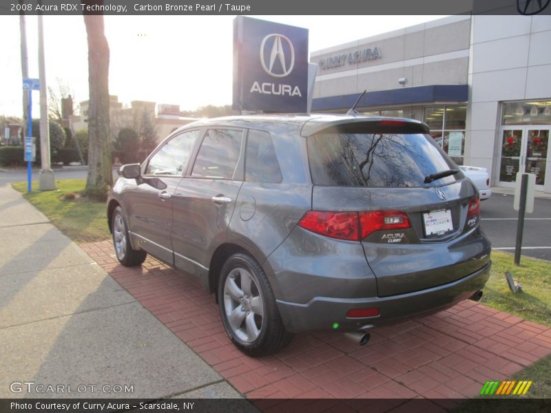 Carbon Bronze Pearl / Taupe 2008 Acura RDX Technology