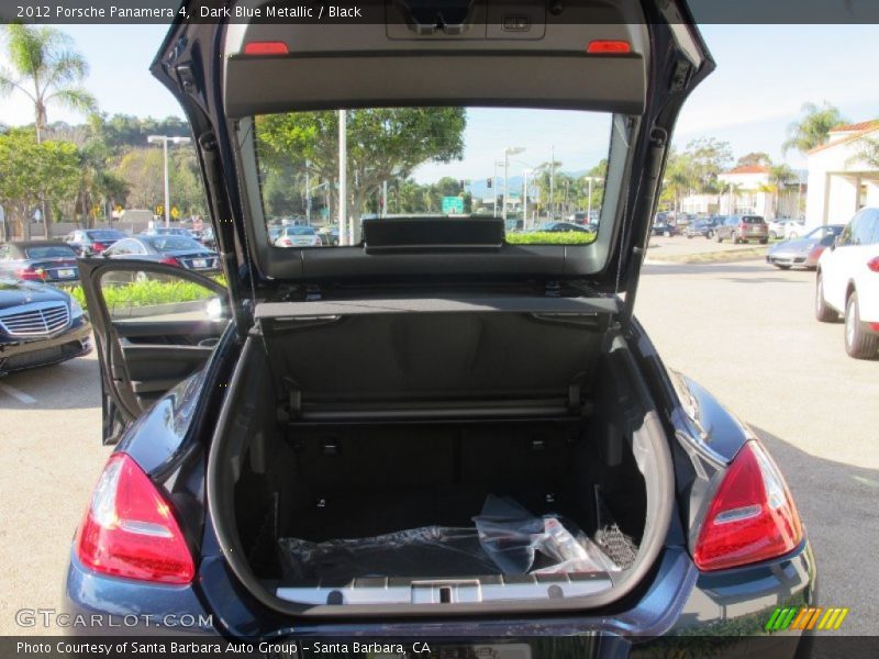 Dark Blue Metallic / Black 2012 Porsche Panamera 4