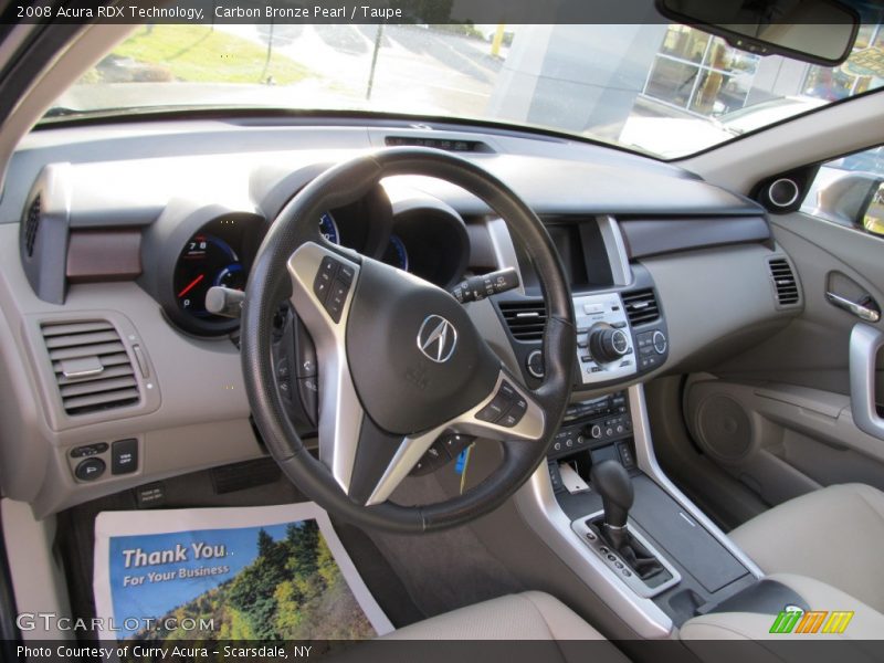 Carbon Bronze Pearl / Taupe 2008 Acura RDX Technology