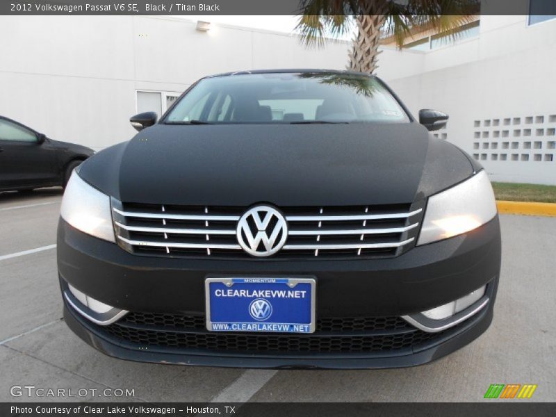 Black / Titan Black 2012 Volkswagen Passat V6 SE