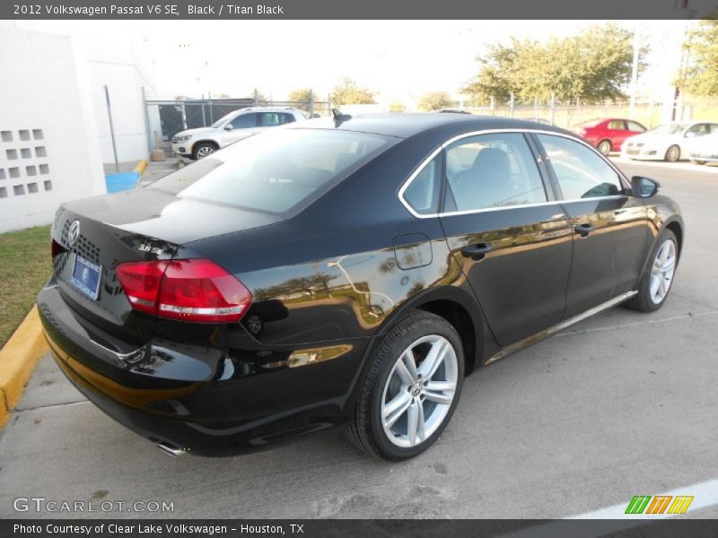 Black / Titan Black 2012 Volkswagen Passat V6 SE