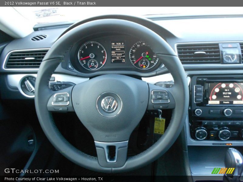  2012 Passat V6 SE Steering Wheel