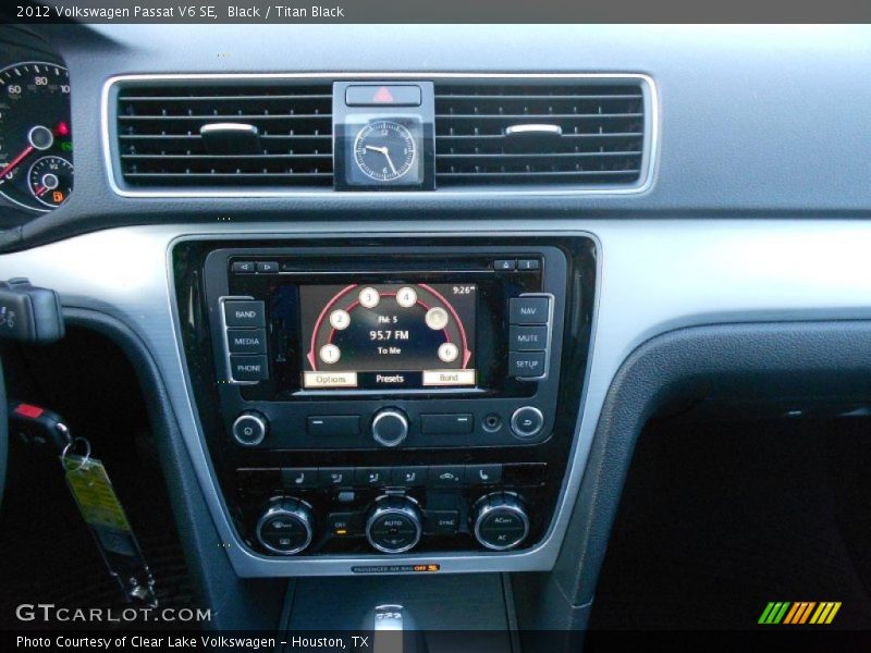 Black / Titan Black 2012 Volkswagen Passat V6 SE