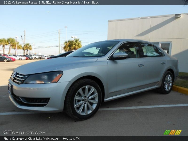 Reflex Silver Metallic / Titan Black 2012 Volkswagen Passat 2.5L SEL