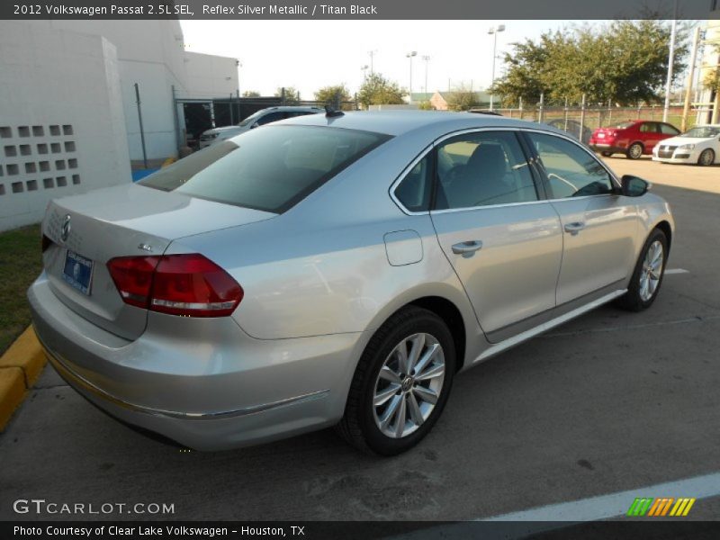 Reflex Silver Metallic / Titan Black 2012 Volkswagen Passat 2.5L SEL
