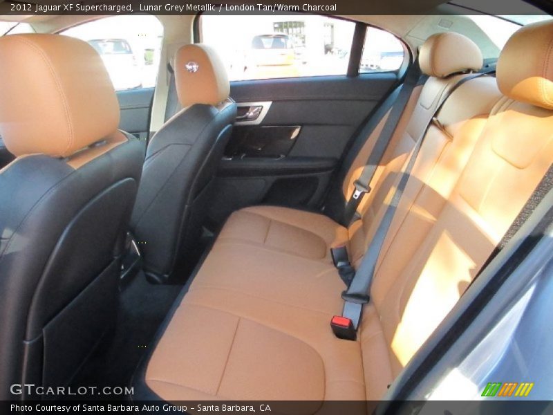 Lunar Grey Metallic / London Tan/Warm Charcoal 2012 Jaguar XF Supercharged
