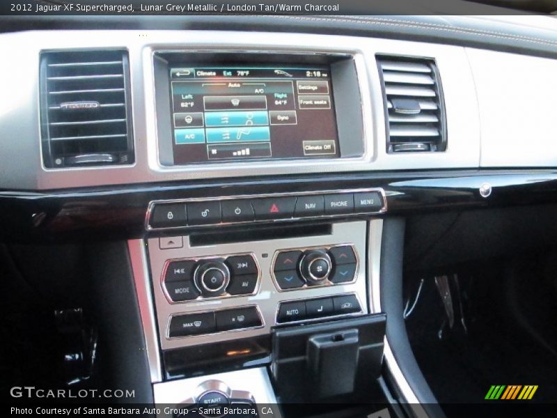 Controls of 2012 XF Supercharged