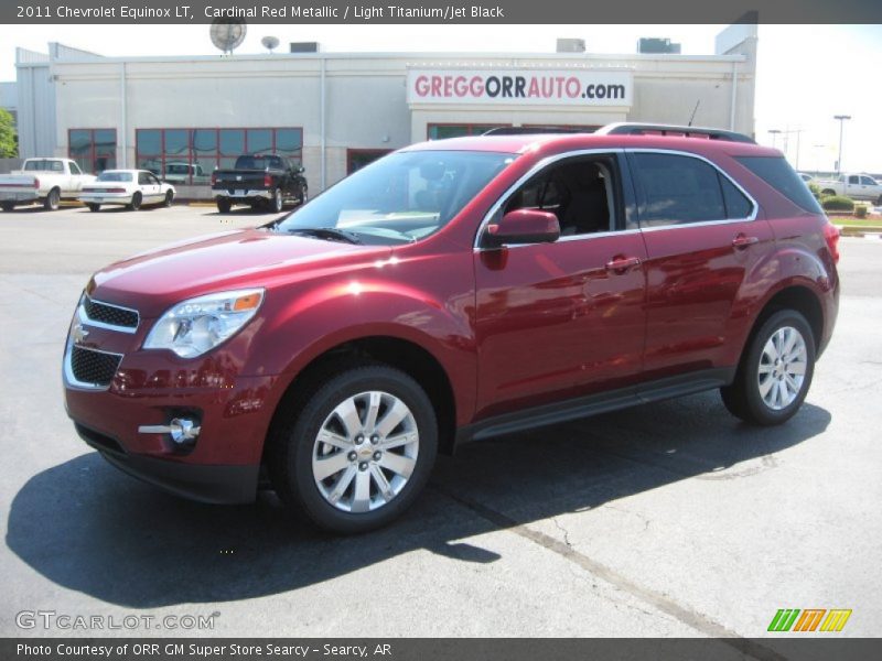 Cardinal Red Metallic / Light Titanium/Jet Black 2011 Chevrolet Equinox LT