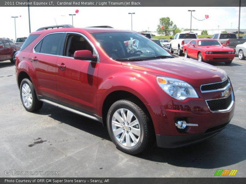 Cardinal Red Metallic / Light Titanium/Jet Black 2011 Chevrolet Equinox LT