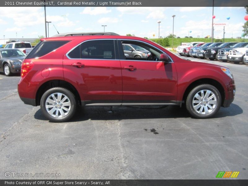 Cardinal Red Metallic / Light Titanium/Jet Black 2011 Chevrolet Equinox LT