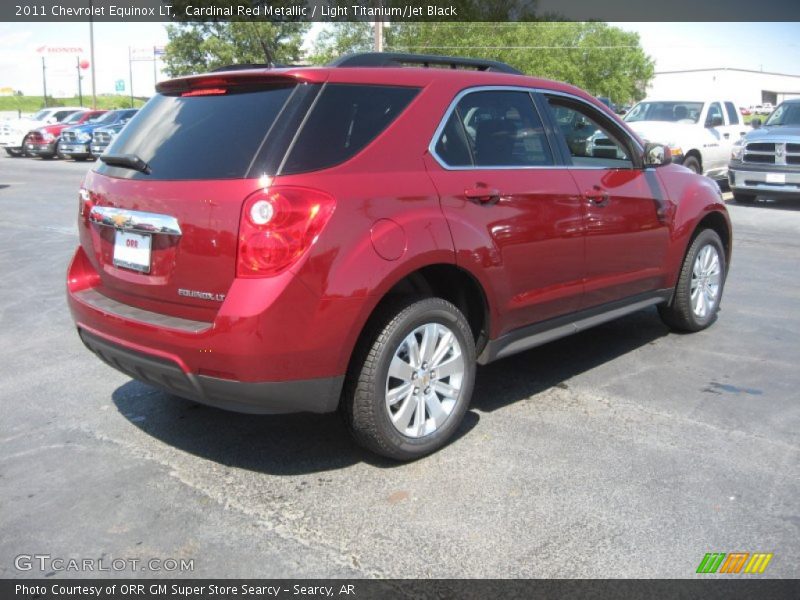 Cardinal Red Metallic / Light Titanium/Jet Black 2011 Chevrolet Equinox LT