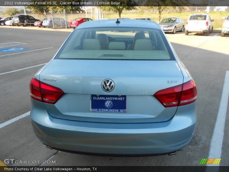 Glacier Blue Metallic / Cornsilk Beige 2012 Volkswagen Passat V6 SE