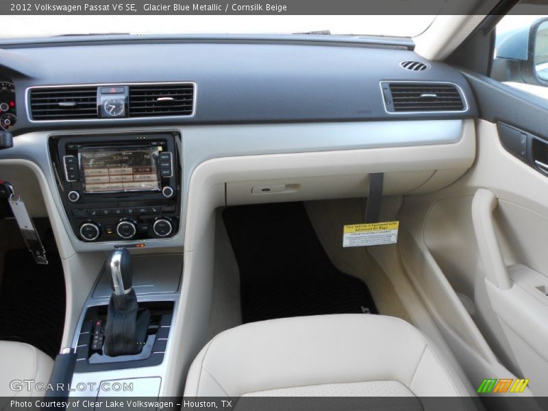 Glacier Blue Metallic / Cornsilk Beige 2012 Volkswagen Passat V6 SE