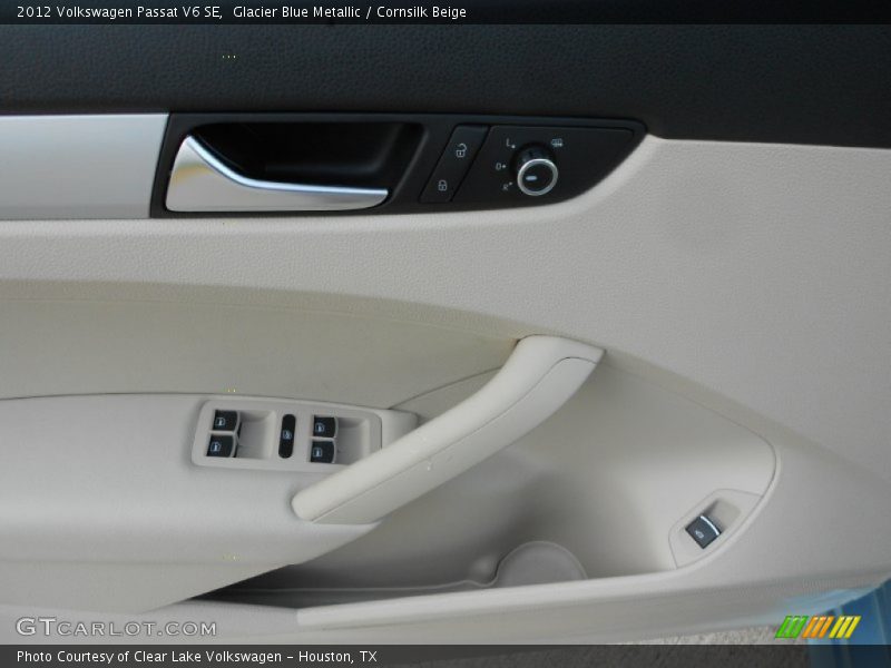 Glacier Blue Metallic / Cornsilk Beige 2012 Volkswagen Passat V6 SE