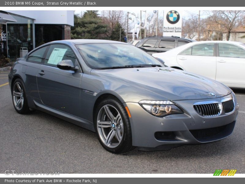 Stratus Grey Metallic / Black 2010 BMW M6 Coupe