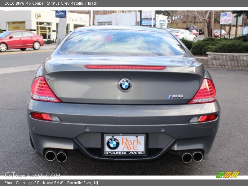Stratus Grey Metallic / Black 2010 BMW M6 Coupe