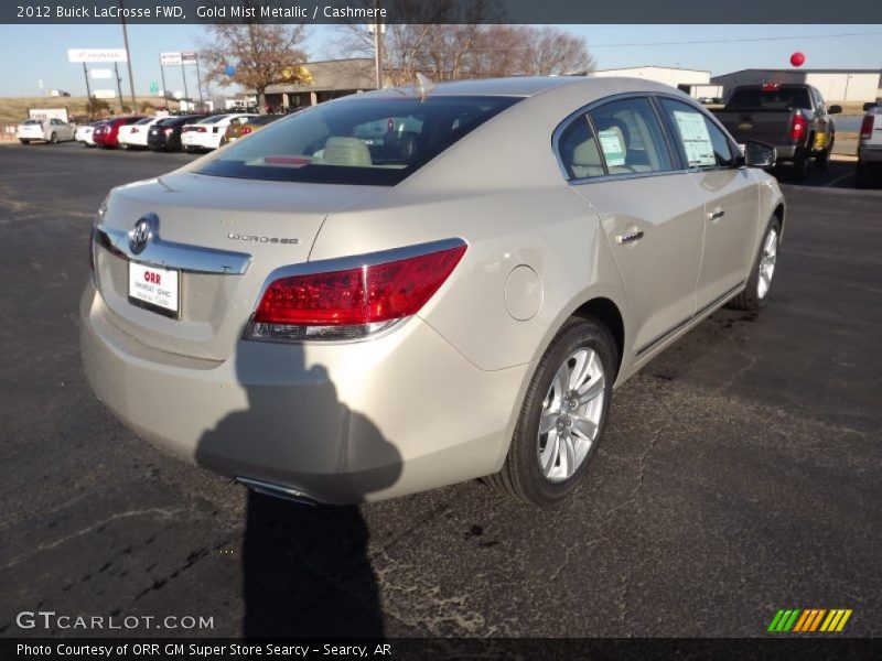 Gold Mist Metallic / Cashmere 2012 Buick LaCrosse FWD