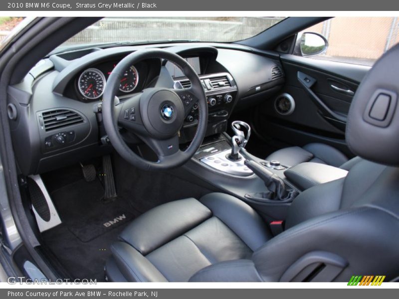 Black Interior - 2010 M6 Coupe 