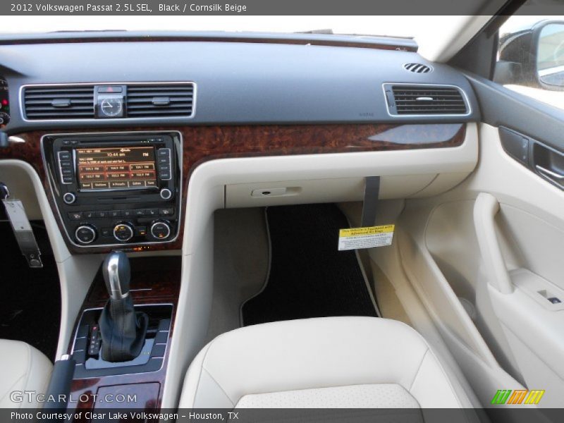 Black / Cornsilk Beige 2012 Volkswagen Passat 2.5L SEL