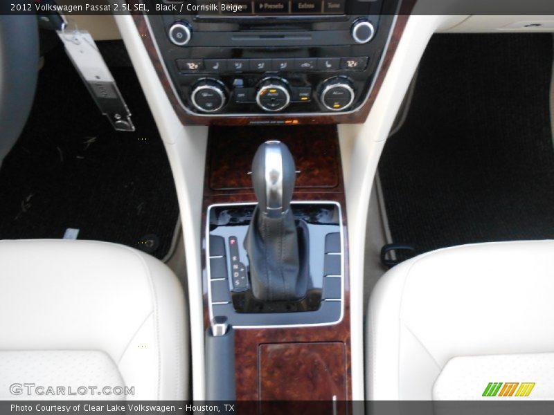 Black / Cornsilk Beige 2012 Volkswagen Passat 2.5L SEL