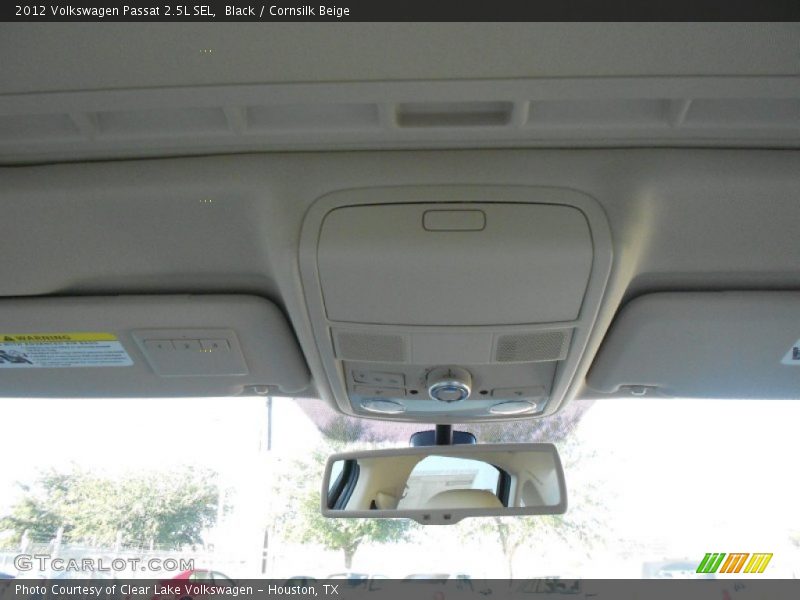 Black / Cornsilk Beige 2012 Volkswagen Passat 2.5L SEL