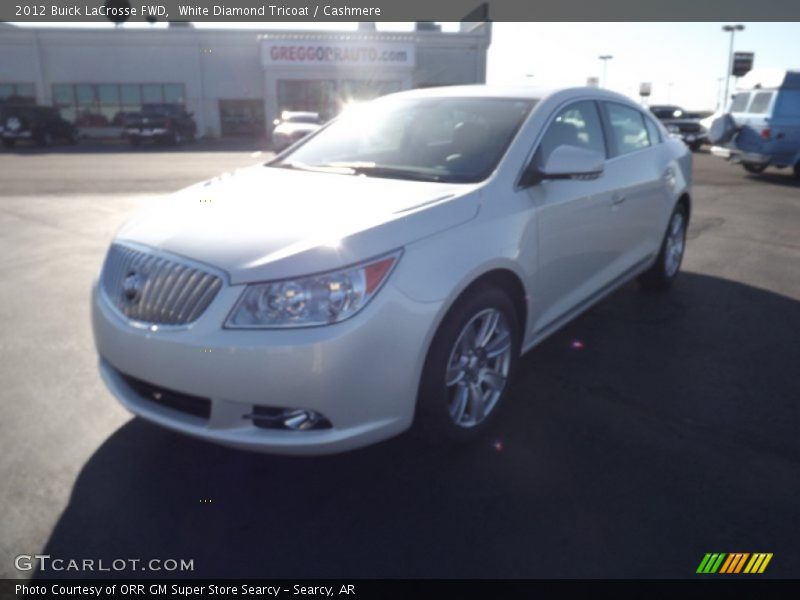 White Diamond Tricoat / Cashmere 2012 Buick LaCrosse FWD