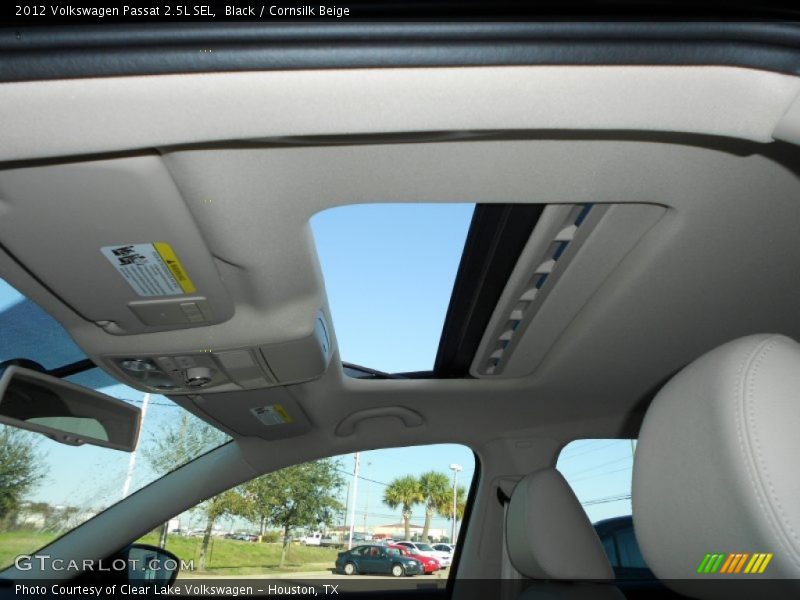 Black / Cornsilk Beige 2012 Volkswagen Passat 2.5L SEL