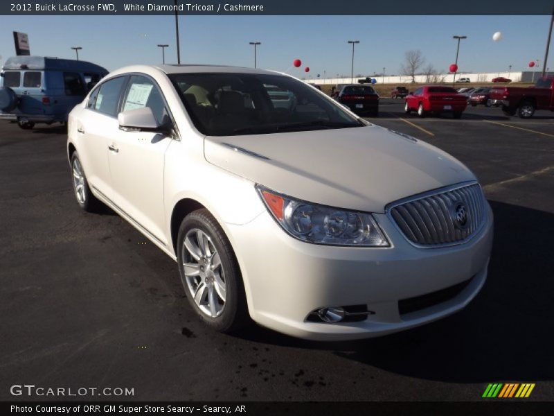 White Diamond Tricoat / Cashmere 2012 Buick LaCrosse FWD