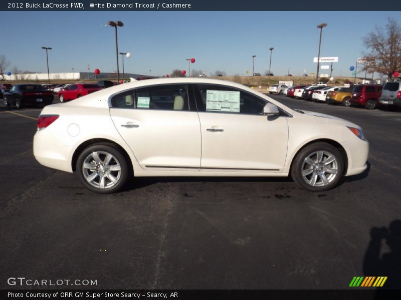 White Diamond Tricoat / Cashmere 2012 Buick LaCrosse FWD