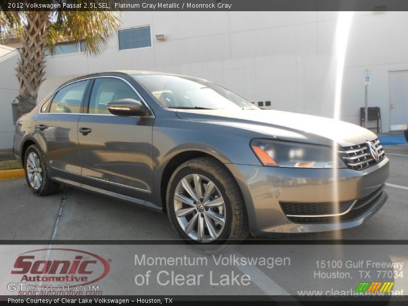 Platinum Gray Metallic / Moonrock Gray 2012 Volkswagen Passat 2.5L SEL