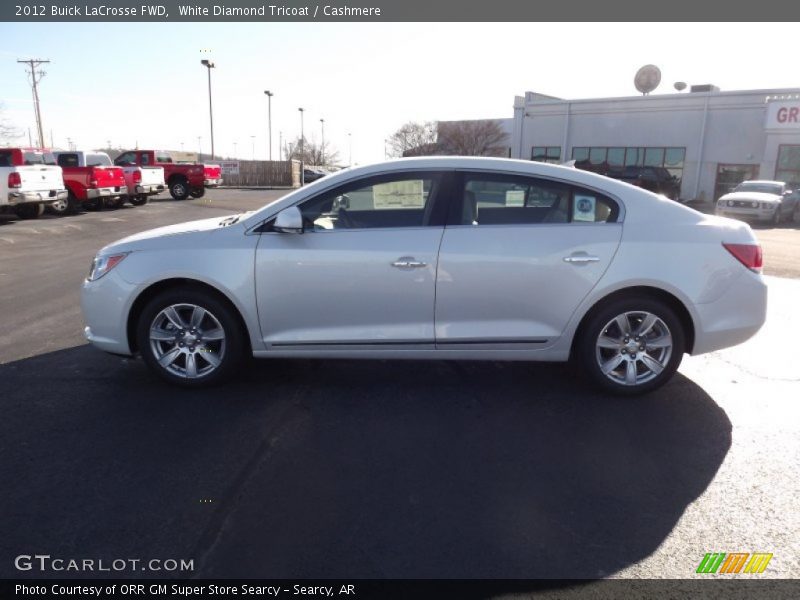 White Diamond Tricoat / Cashmere 2012 Buick LaCrosse FWD