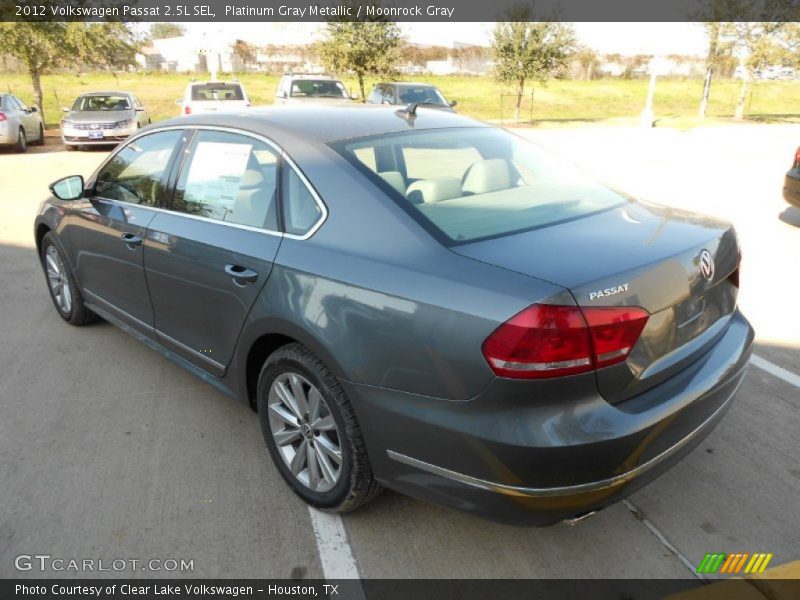Platinum Gray Metallic / Moonrock Gray 2012 Volkswagen Passat 2.5L SEL