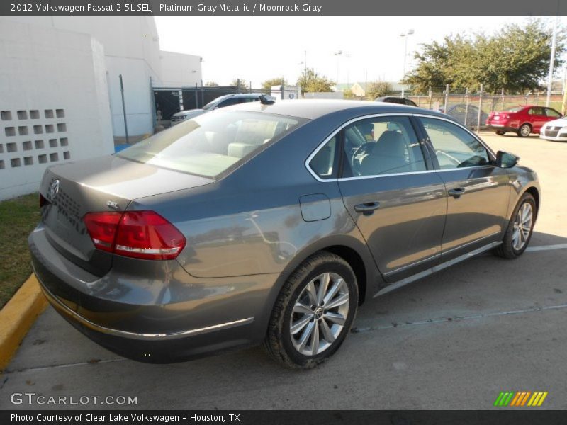 Platinum Gray Metallic / Moonrock Gray 2012 Volkswagen Passat 2.5L SEL