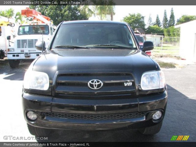 Black / Taupe 2005 Toyota Tundra SR5 Double Cab