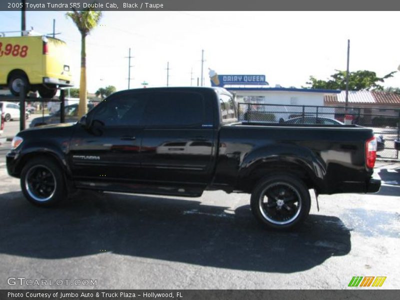 Black / Taupe 2005 Toyota Tundra SR5 Double Cab