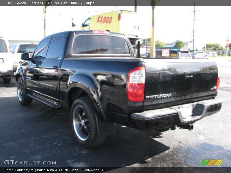 Black / Taupe 2005 Toyota Tundra SR5 Double Cab