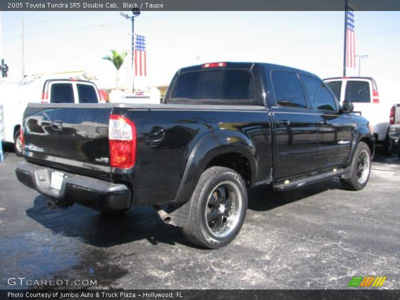 Black / Taupe 2005 Toyota Tundra SR5 Double Cab