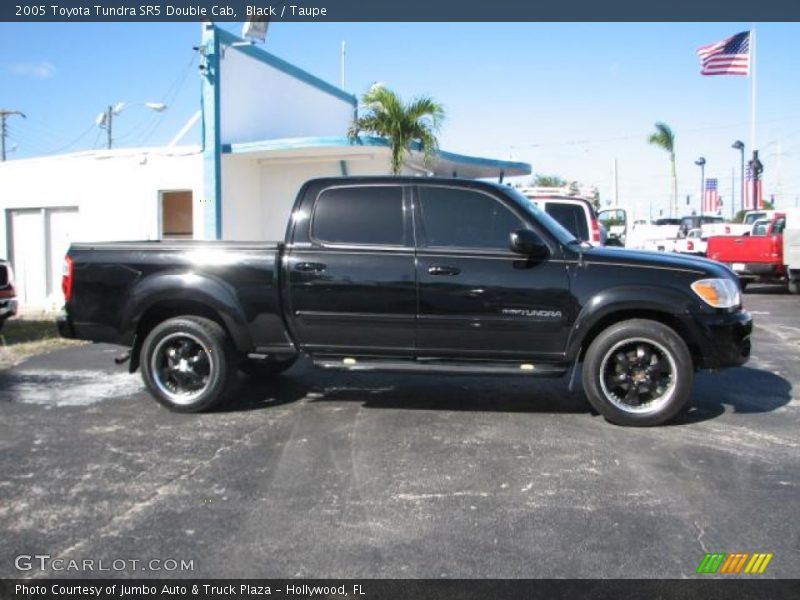 Black / Taupe 2005 Toyota Tundra SR5 Double Cab