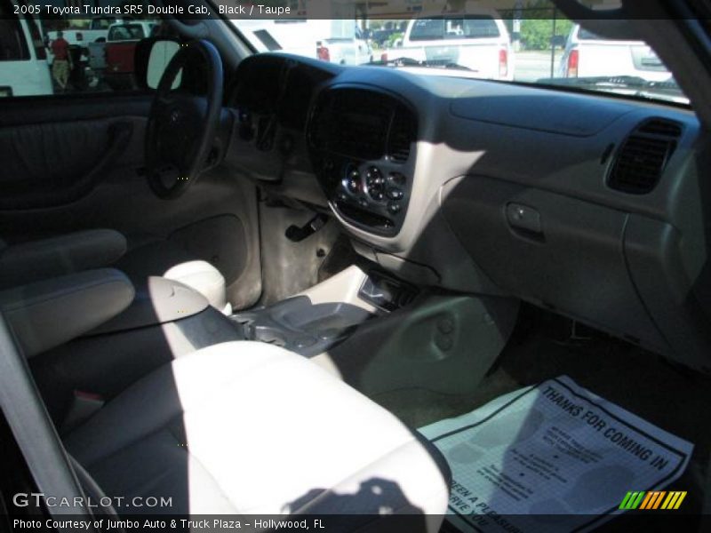 Black / Taupe 2005 Toyota Tundra SR5 Double Cab
