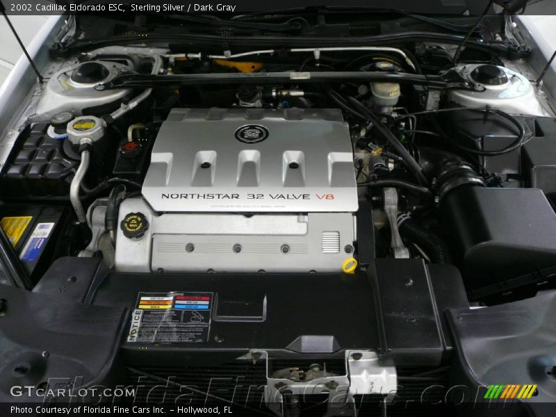 Sterling Silver / Dark Gray 2002 Cadillac Eldorado ESC