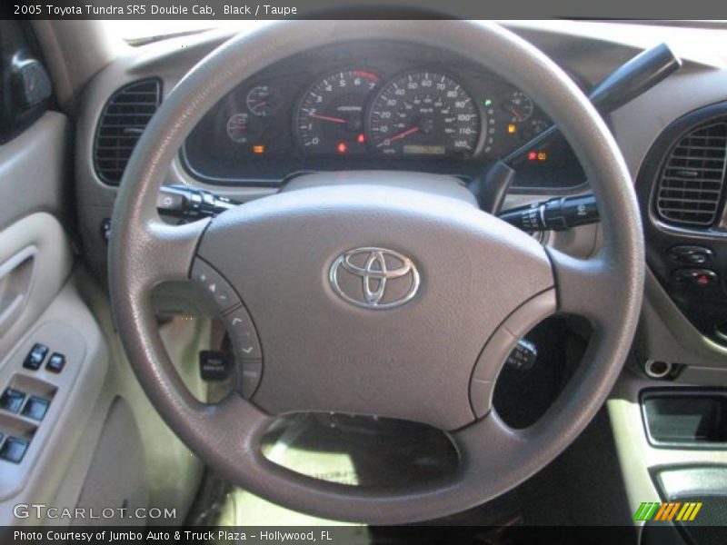 Black / Taupe 2005 Toyota Tundra SR5 Double Cab
