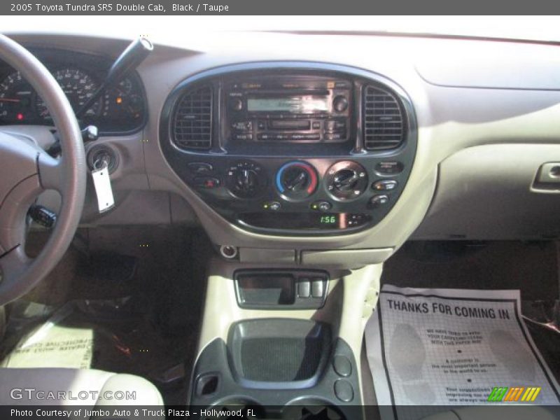 Black / Taupe 2005 Toyota Tundra SR5 Double Cab
