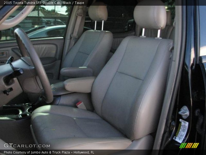 Black / Taupe 2005 Toyota Tundra SR5 Double Cab