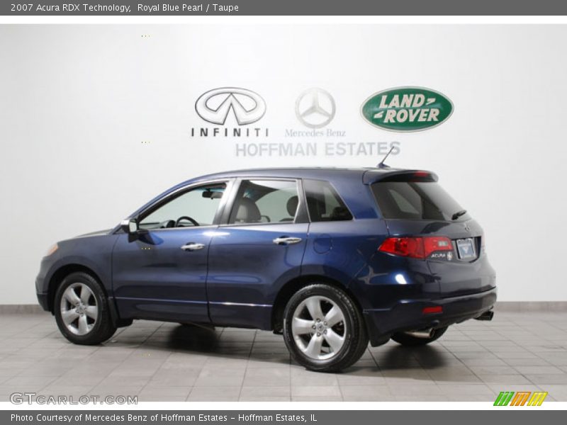 Royal Blue Pearl / Taupe 2007 Acura RDX Technology