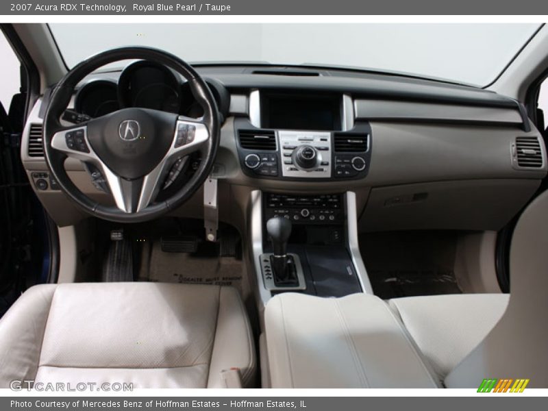 Royal Blue Pearl / Taupe 2007 Acura RDX Technology