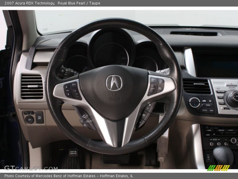 Royal Blue Pearl / Taupe 2007 Acura RDX Technology